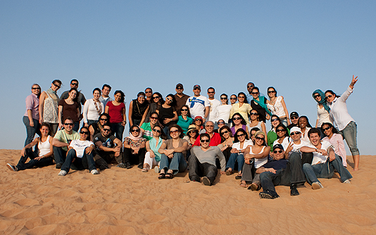 A trip to the desert gave the students the chance to experience its vastness.