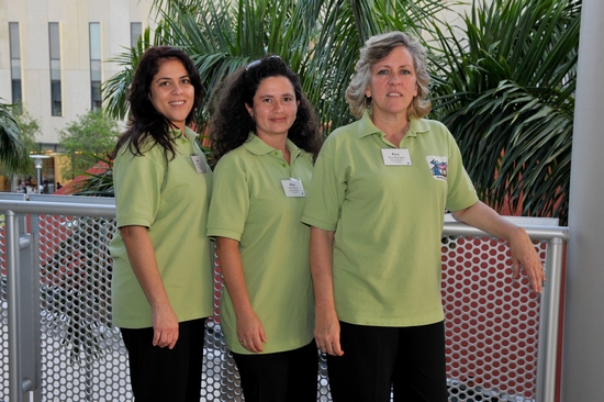 Science Boomers team, from left to right: Dania Sancho; Elisa Orduy, team leader; and Pura Rodriguez