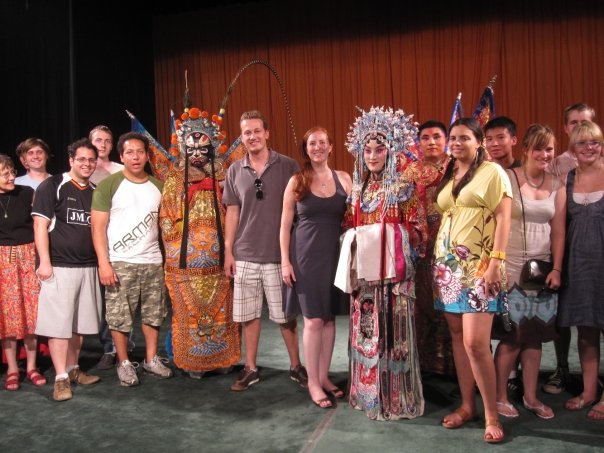 The cast of the Beijing Opera
