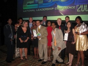 Eleven students from the College of Business Administration, joined by two from University of Florida, at the Phi Beta Lambda (PBL) National Leadership Conference, “Get the Edge.”