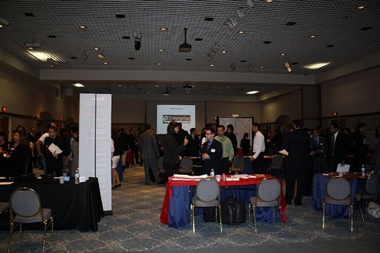 A mini career fair was another valuable part of the evening.