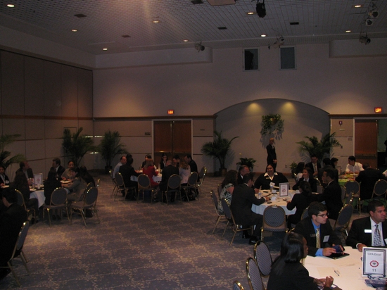 Approximately 165 students and representatives from firms got together at Firms Night.