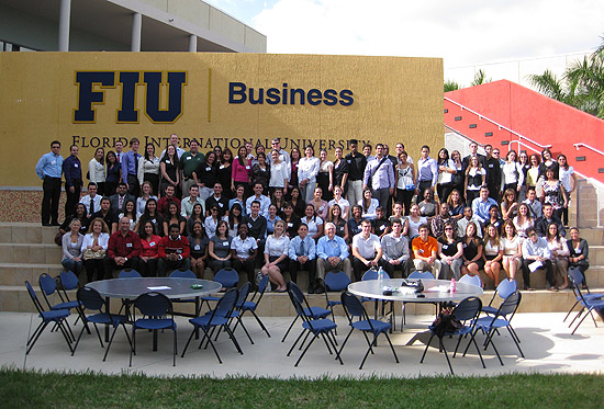 Future marketers at the second annual Florida Regional Collegiate AMA Conference “Stepping into the New Normal,” co-hosted by FIU and held on the Modesto A. Maidique campus for the first time.