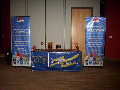 Pepsi Bottling Group sponsored the inaugural Business Olympics at FIU.