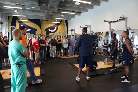 On July 21, 2010, Padron organized an event so that EMBA alumni and other guests could meet Mario Cristobal, the FIU Golden Panthers head football coach, see the facilities and get a preview of the upcoming season.