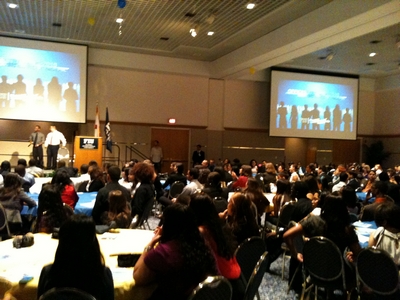 The 2010 Officers Training,  put on by FBLA-PBL, attracted 350 students from area high and middle schools, and 50 advisors.