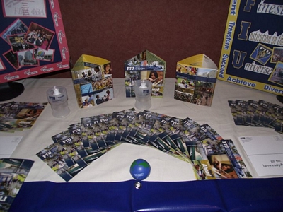 The conference provided an excellent opportunity for FIU students to spread the word about the university.