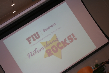The Business Alumni Chapter hosted “Networking Rocks: It’s Not Who You Know, It’s Who Knows You.”