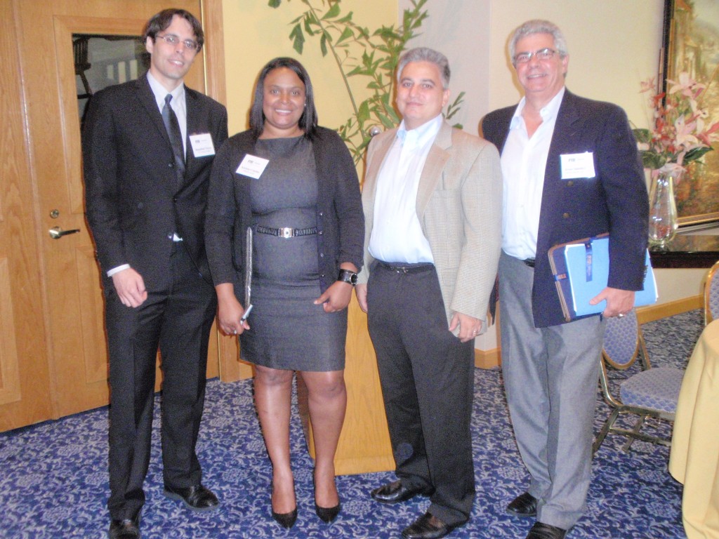 Hannibal Travis, interim associate dean for information resources and associate professor of law, FIU, College of Law; Karlene C. Cousins; Paul Bianca, patent and trademark attorney; Fleit Gibbons Gutman Bongini &amp; Bianco P.L.; and Jesus (Jay) Sanchelima, registered patent attorney, Sanchelima &amp; Associates