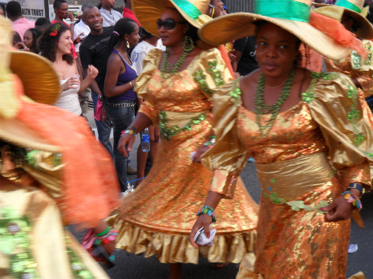 Enjoying the colorful Carnival Calabar