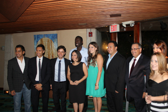 The Master of International Business (MIB) graduates celebrated their accomplishments at a dinner at Chart House in Coconut Grove on December 12, 2011.