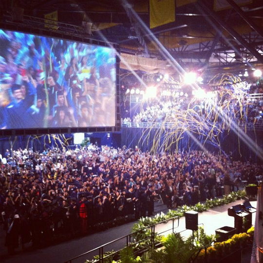 Spring Commencement 2012 saw more than 1,100 FIU Business students graduate.