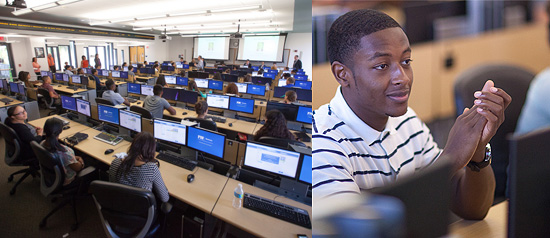 High school seniors get a first-hand look at FIU’s College of Business.