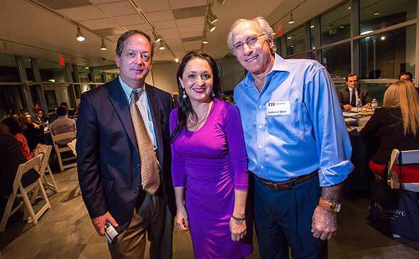 From left to right: William G. Hardin, Suzanne Hollander and Paul Black