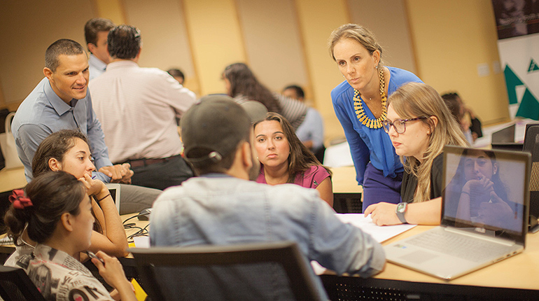 Public-private-non-profit initiative has FIU students cross disciplines to address social issues.