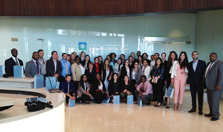 HCMBA visit to Cleveland Clinic in Abu Dhabi