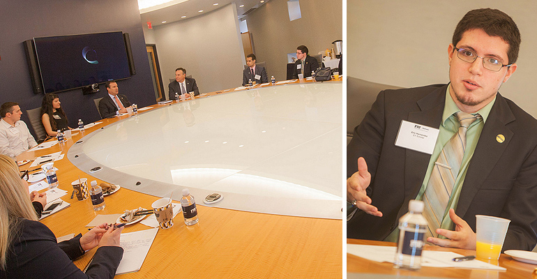 Alumnus shares stories and insights on accounting with FIU’s EY Scholars.
