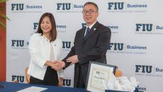 FIU Business partners with UIBE in China for academic collaboration and graduate programs.