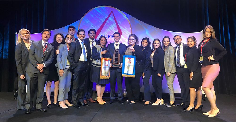 ALPFA FIU named No. 1 student chapter at national convention. 