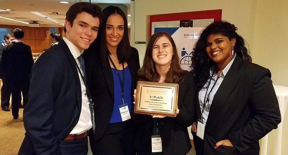 FIU Business students capture third place in national CUIBE competition.