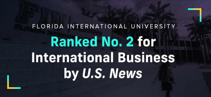 FIU Business ranked no. 2 by U.S. News for second consecutive year.