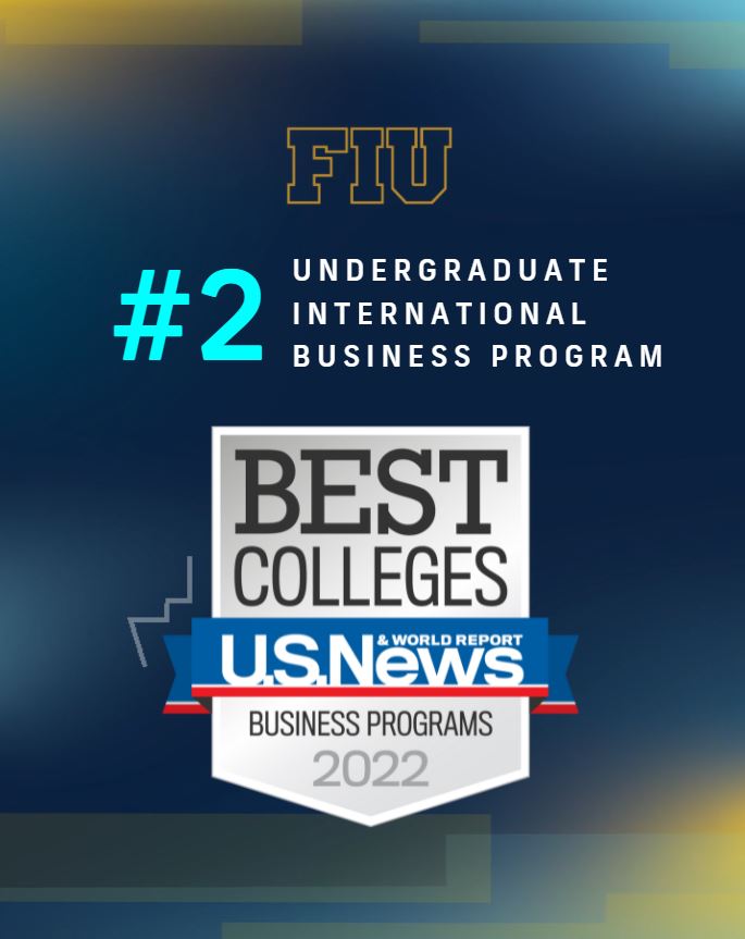 Florida International Ranked No. 2 for International Business for Third Consecutive Year